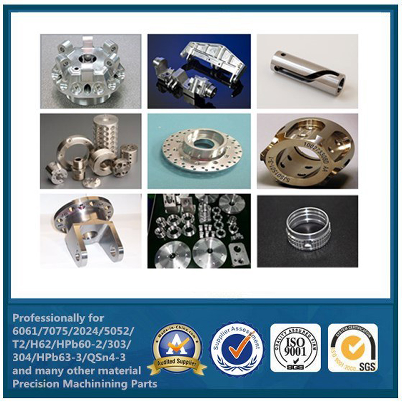 CNC-Bearbeitung anodisierte Aluminiumkomponenten, die Teile in der China-Fabrik bearbeiten